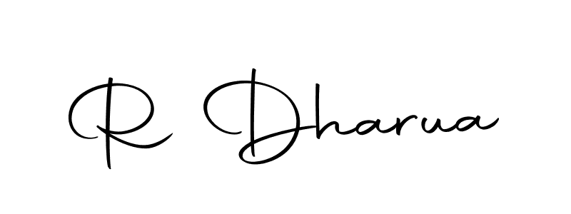 The best way (Autography-DOLnW) to make a short signature is to pick only two or three words in your name. The name R Dharua include a total of six letters. For converting this name. R Dharua signature style 10 images and pictures png