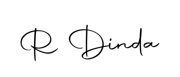 The best way (Autography-DOLnW) to make a short signature is to pick only two or three words in your name. The name R Dinda include a total of six letters. For converting this name. R Dinda signature style 10 images and pictures png