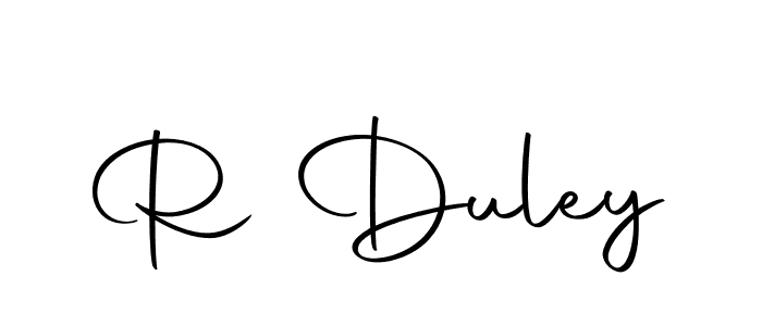 This is the best signature style for the R Duley name. Also you like these signature font (Autography-DOLnW). Mix name signature. R Duley signature style 10 images and pictures png