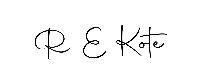 Similarly Autography-DOLnW is the best handwritten signature design. Signature creator online .You can use it as an online autograph creator for name R E Kote. R E Kote signature style 10 images and pictures png