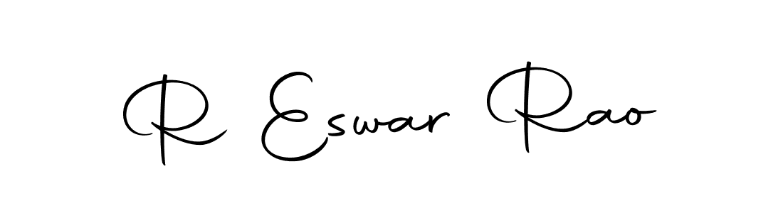 This is the best signature style for the R Eswar Rao name. Also you like these signature font (Autography-DOLnW). Mix name signature. R Eswar Rao signature style 10 images and pictures png