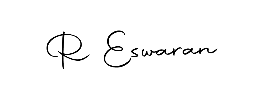 Similarly Autography-DOLnW is the best handwritten signature design. Signature creator online .You can use it as an online autograph creator for name R Eswaran. R Eswaran signature style 10 images and pictures png