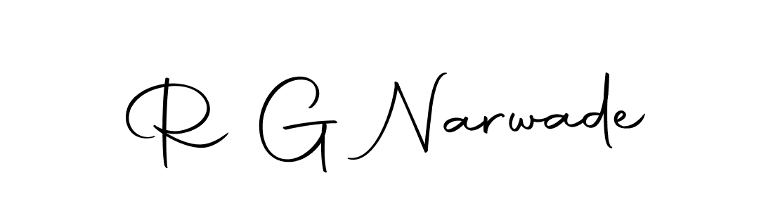 Use a signature maker to create a handwritten signature online. With this signature software, you can design (Autography-DOLnW) your own signature for name R G Narwade. R G Narwade signature style 10 images and pictures png