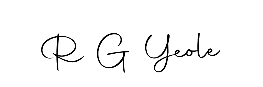 It looks lik you need a new signature style for name R G Yeole. Design unique handwritten (Autography-DOLnW) signature with our free signature maker in just a few clicks. R G Yeole signature style 10 images and pictures png