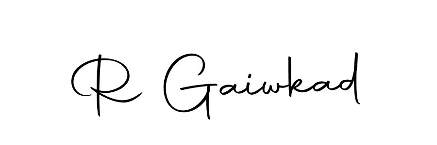 Create a beautiful signature design for name R Gaiwkad. With this signature (Autography-DOLnW) fonts, you can make a handwritten signature for free. R Gaiwkad signature style 10 images and pictures png