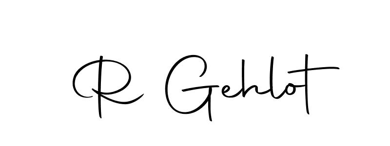Make a beautiful signature design for name R Gehlot. Use this online signature maker to create a handwritten signature for free. R Gehlot signature style 10 images and pictures png