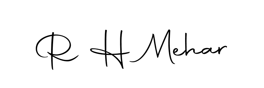 Design your own signature with our free online signature maker. With this signature software, you can create a handwritten (Autography-DOLnW) signature for name R H Mehar. R H Mehar signature style 10 images and pictures png