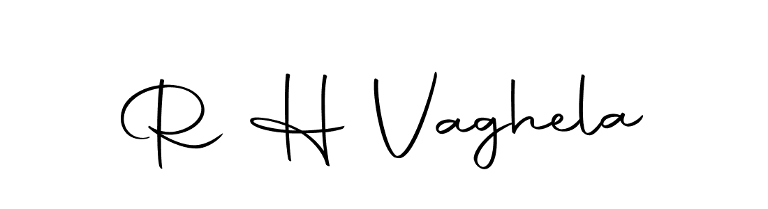 Make a beautiful signature design for name R H Vaghela. With this signature (Autography-DOLnW) style, you can create a handwritten signature for free. R H Vaghela signature style 10 images and pictures png