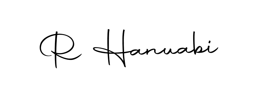 Make a beautiful signature design for name R Hanuabi. Use this online signature maker to create a handwritten signature for free. R Hanuabi signature style 10 images and pictures png