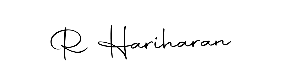 Make a beautiful signature design for name R Hariharan. With this signature (Autography-DOLnW) style, you can create a handwritten signature for free. R Hariharan signature style 10 images and pictures png
