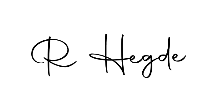 Create a beautiful signature design for name R Hegde. With this signature (Autography-DOLnW) fonts, you can make a handwritten signature for free. R Hegde signature style 10 images and pictures png