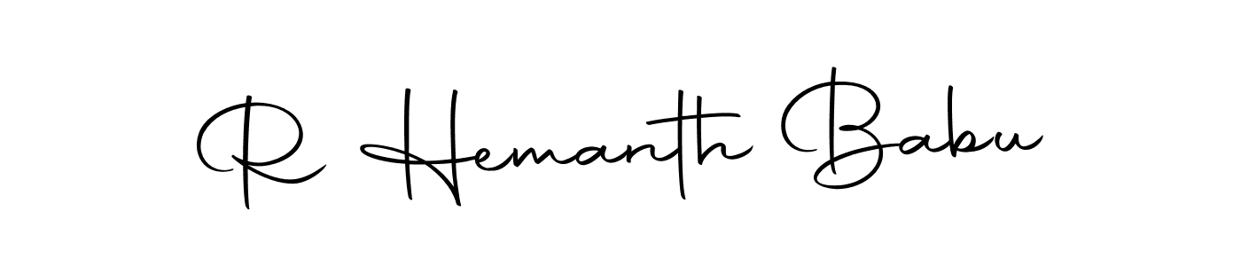 You should practise on your own different ways (Autography-DOLnW) to write your name (R Hemanth Babu) in signature. don't let someone else do it for you. R Hemanth Babu signature style 10 images and pictures png