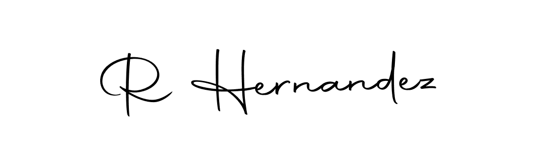 How to make R Hernandez name signature. Use Autography-DOLnW style for creating short signs online. This is the latest handwritten sign. R Hernandez signature style 10 images and pictures png