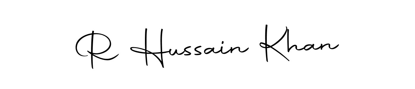 Autography-DOLnW is a professional signature style that is perfect for those who want to add a touch of class to their signature. It is also a great choice for those who want to make their signature more unique. Get R Hussain Khan name to fancy signature for free. R Hussain Khan signature style 10 images and pictures png