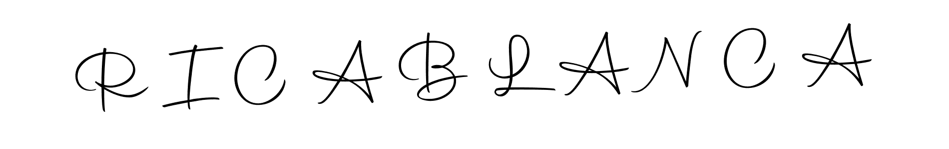 How to Draw R I C A B L A N C A signature style? Autography-DOLnW is a latest design signature styles for name R I C A B L A N C A. R I C A B L A N C A signature style 10 images and pictures png