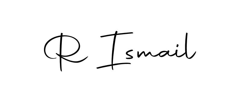 You can use this online signature creator to create a handwritten signature for the name R Ismail. This is the best online autograph maker. R Ismail signature style 10 images and pictures png