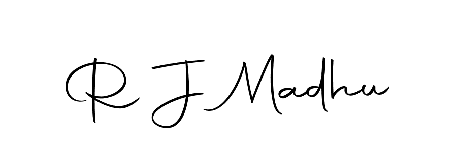 Autography-DOLnW is a professional signature style that is perfect for those who want to add a touch of class to their signature. It is also a great choice for those who want to make their signature more unique. Get R J Madhu name to fancy signature for free. R J Madhu signature style 10 images and pictures png