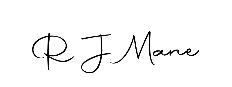 Design your own signature with our free online signature maker. With this signature software, you can create a handwritten (Autography-DOLnW) signature for name R J Mane. R J Mane signature style 10 images and pictures png