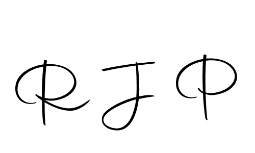 The best way (Autography-DOLnW) to make a short signature is to pick only two or three words in your name. The name R J P include a total of six letters. For converting this name. R J P signature style 10 images and pictures png