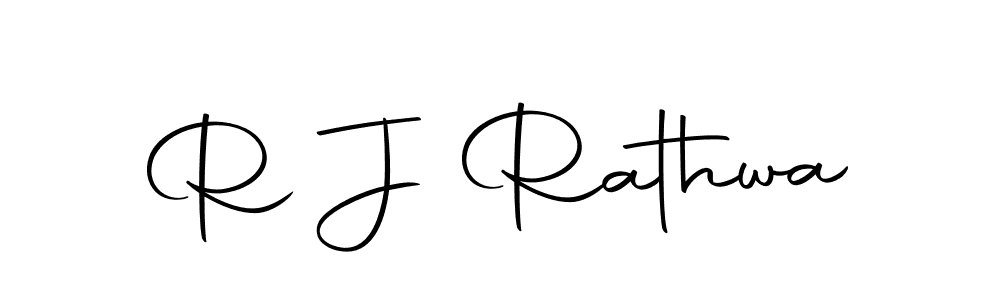 Also we have R J Rathwa name is the best signature style. Create professional handwritten signature collection using Autography-DOLnW autograph style. R J Rathwa signature style 10 images and pictures png