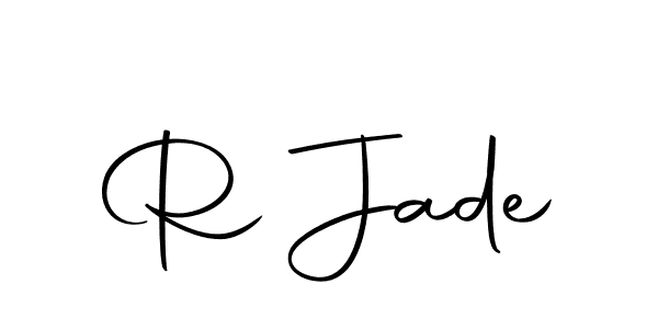 Also we have R Jade name is the best signature style. Create professional handwritten signature collection using Autography-DOLnW autograph style. R Jade signature style 10 images and pictures png