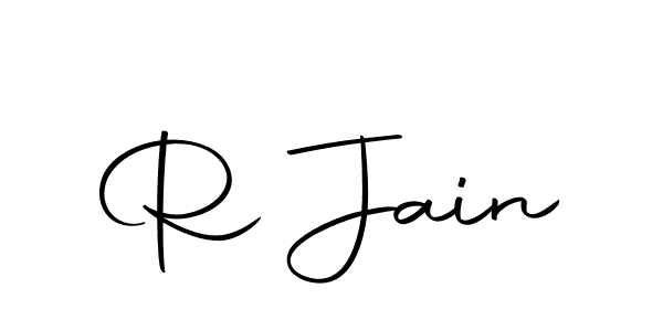 Make a beautiful signature design for name R Jain. Use this online signature maker to create a handwritten signature for free. R Jain signature style 10 images and pictures png