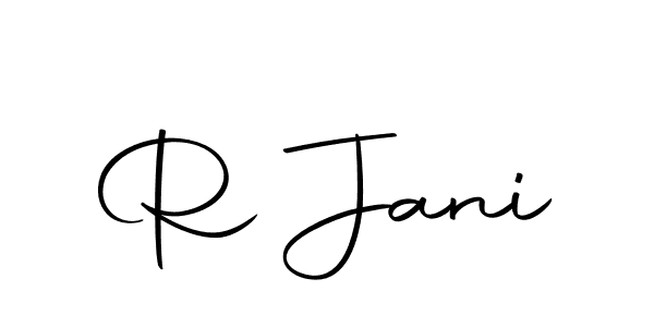 This is the best signature style for the R Jani name. Also you like these signature font (Autography-DOLnW). Mix name signature. R Jani signature style 10 images and pictures png