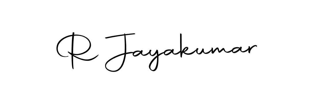 The best way (Autography-DOLnW) to make a short signature is to pick only two or three words in your name. The name R Jayakumar include a total of six letters. For converting this name. R Jayakumar signature style 10 images and pictures png