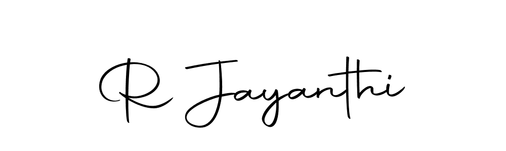 You can use this online signature creator to create a handwritten signature for the name R Jayanthi. This is the best online autograph maker. R Jayanthi signature style 10 images and pictures png