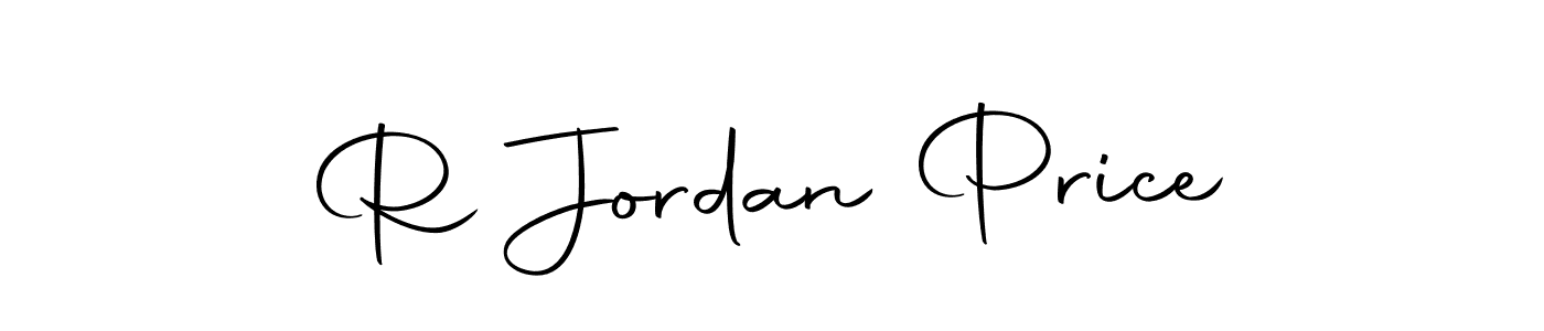 How to make R Jordan Price name signature. Use Autography-DOLnW style for creating short signs online. This is the latest handwritten sign. R Jordan Price signature style 10 images and pictures png