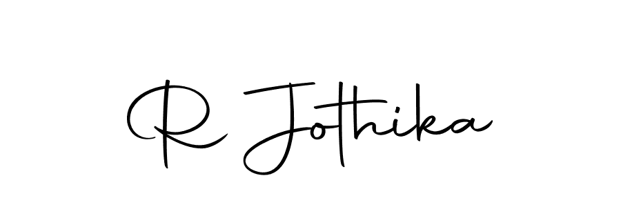 Make a beautiful signature design for name R Jothika. With this signature (Autography-DOLnW) style, you can create a handwritten signature for free. R Jothika signature style 10 images and pictures png
