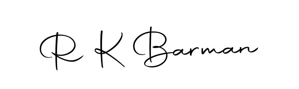 Design your own signature with our free online signature maker. With this signature software, you can create a handwritten (Autography-DOLnW) signature for name R K Barman. R K Barman signature style 10 images and pictures png