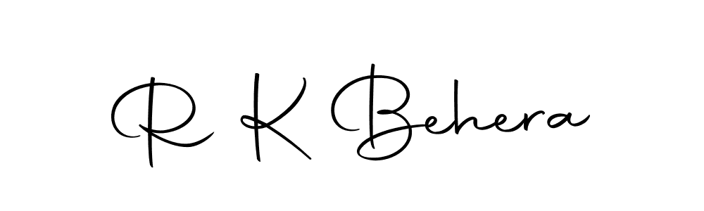 Make a beautiful signature design for name R K Behera. With this signature (Autography-DOLnW) style, you can create a handwritten signature for free. R K Behera signature style 10 images and pictures png