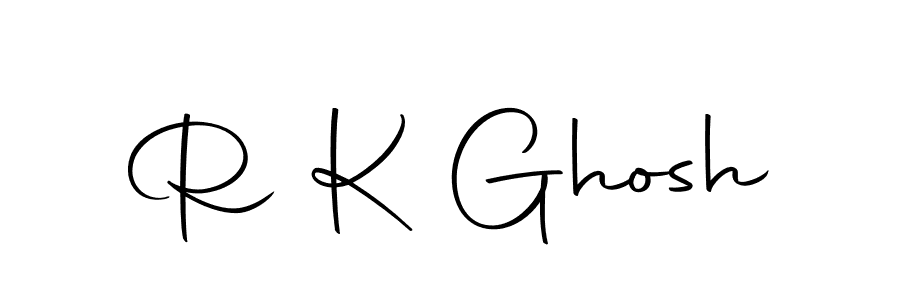 How to make R K Ghosh name signature. Use Autography-DOLnW style for creating short signs online. This is the latest handwritten sign. R K Ghosh signature style 10 images and pictures png