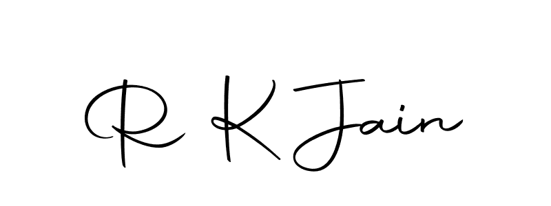 Make a beautiful signature design for name R K Jain. With this signature (Autography-DOLnW) style, you can create a handwritten signature for free. R K Jain signature style 10 images and pictures png