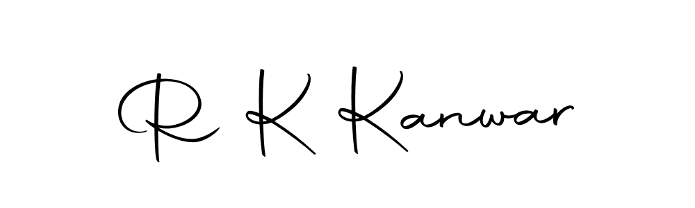 R K Kanwar stylish signature style. Best Handwritten Sign (Autography-DOLnW) for my name. Handwritten Signature Collection Ideas for my name R K Kanwar. R K Kanwar signature style 10 images and pictures png