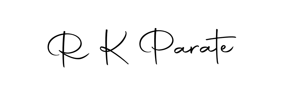 Design your own signature with our free online signature maker. With this signature software, you can create a handwritten (Autography-DOLnW) signature for name R K Parate. R K Parate signature style 10 images and pictures png