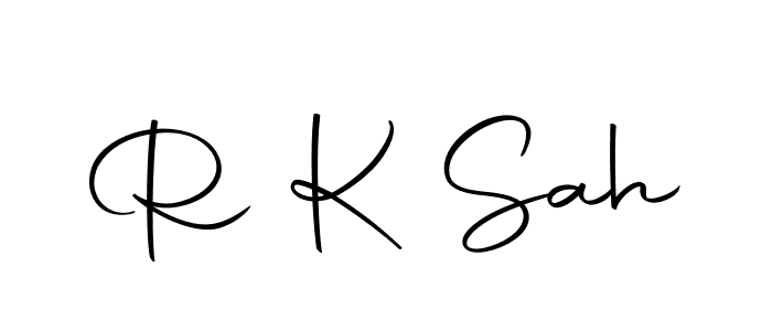 R K Sah stylish signature style. Best Handwritten Sign (Autography-DOLnW) for my name. Handwritten Signature Collection Ideas for my name R K Sah. R K Sah signature style 10 images and pictures png