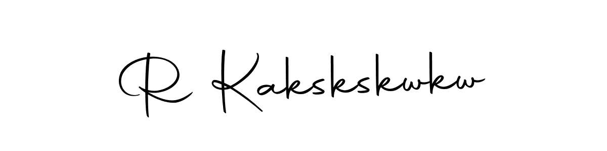 Design your own signature with our free online signature maker. With this signature software, you can create a handwritten (Autography-DOLnW) signature for name R Kakskskwkw. R Kakskskwkw signature style 10 images and pictures png
