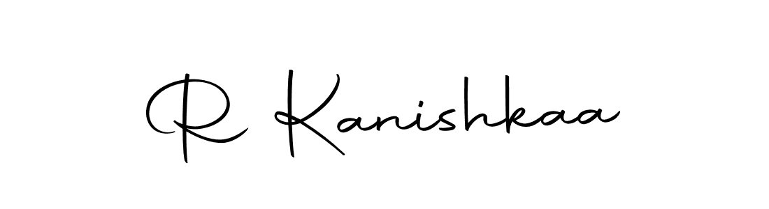 Similarly Autography-DOLnW is the best handwritten signature design. Signature creator online .You can use it as an online autograph creator for name R Kanishkaa. R Kanishkaa signature style 10 images and pictures png