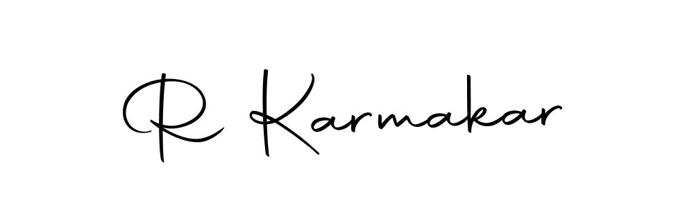 You should practise on your own different ways (Autography-DOLnW) to write your name (R Karmakar) in signature. don't let someone else do it for you. R Karmakar signature style 10 images and pictures png