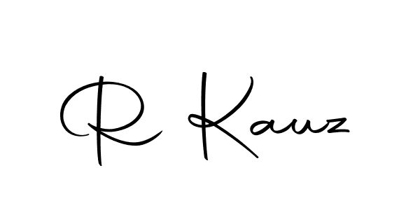 if you are searching for the best signature style for your name R Kauz. so please give up your signature search. here we have designed multiple signature styles  using Autography-DOLnW. R Kauz signature style 10 images and pictures png