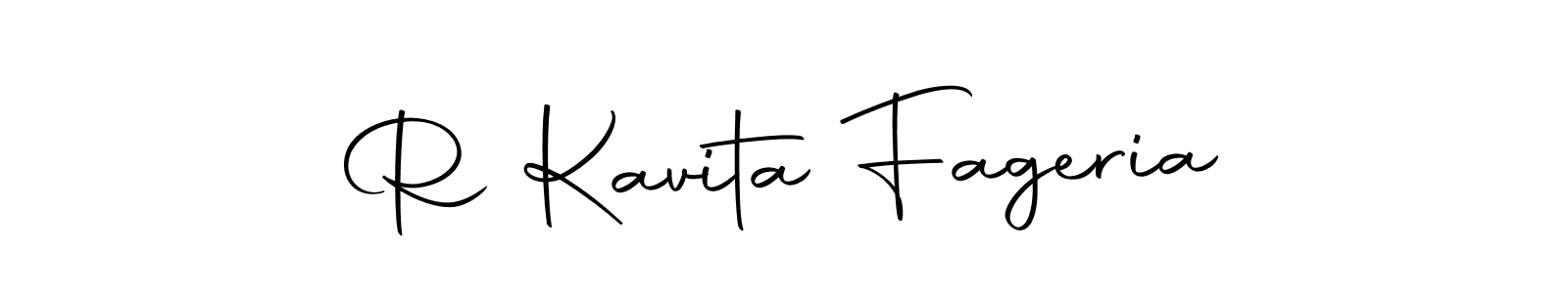 It looks lik you need a new signature style for name R Kavita Fageria. Design unique handwritten (Autography-DOLnW) signature with our free signature maker in just a few clicks. R Kavita Fageria signature style 10 images and pictures png