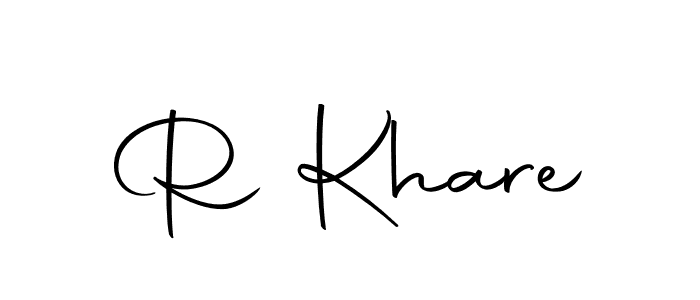 Design your own signature with our free online signature maker. With this signature software, you can create a handwritten (Autography-DOLnW) signature for name R Khare. R Khare signature style 10 images and pictures png