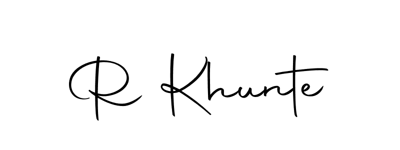 How to Draw R Khunte signature style? Autography-DOLnW is a latest design signature styles for name R Khunte. R Khunte signature style 10 images and pictures png