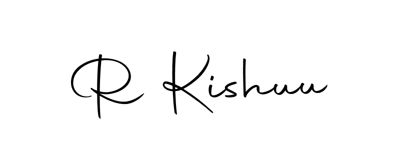 Create a beautiful signature design for name R Kishuu. With this signature (Autography-DOLnW) fonts, you can make a handwritten signature for free. R Kishuu signature style 10 images and pictures png