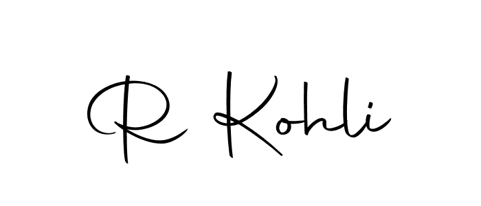 Autography-DOLnW is a professional signature style that is perfect for those who want to add a touch of class to their signature. It is also a great choice for those who want to make their signature more unique. Get R Kohli name to fancy signature for free. R Kohli signature style 10 images and pictures png