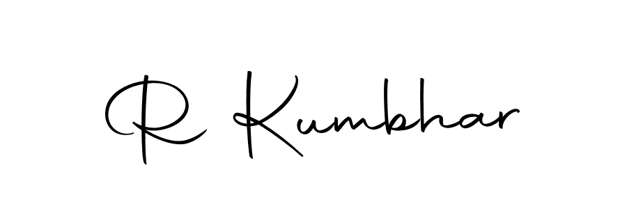 You can use this online signature creator to create a handwritten signature for the name R Kumbhar. This is the best online autograph maker. R Kumbhar signature style 10 images and pictures png