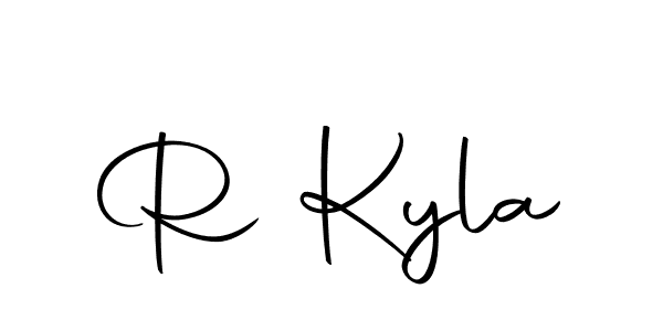 Here are the top 10 professional signature styles for the name R Kyla. These are the best autograph styles you can use for your name. R Kyla signature style 10 images and pictures png