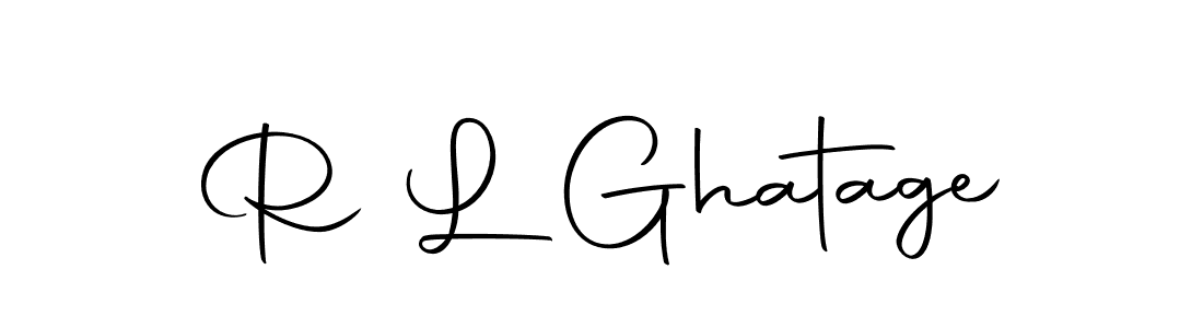 R L Ghatage stylish signature style. Best Handwritten Sign (Autography-DOLnW) for my name. Handwritten Signature Collection Ideas for my name R L Ghatage. R L Ghatage signature style 10 images and pictures png